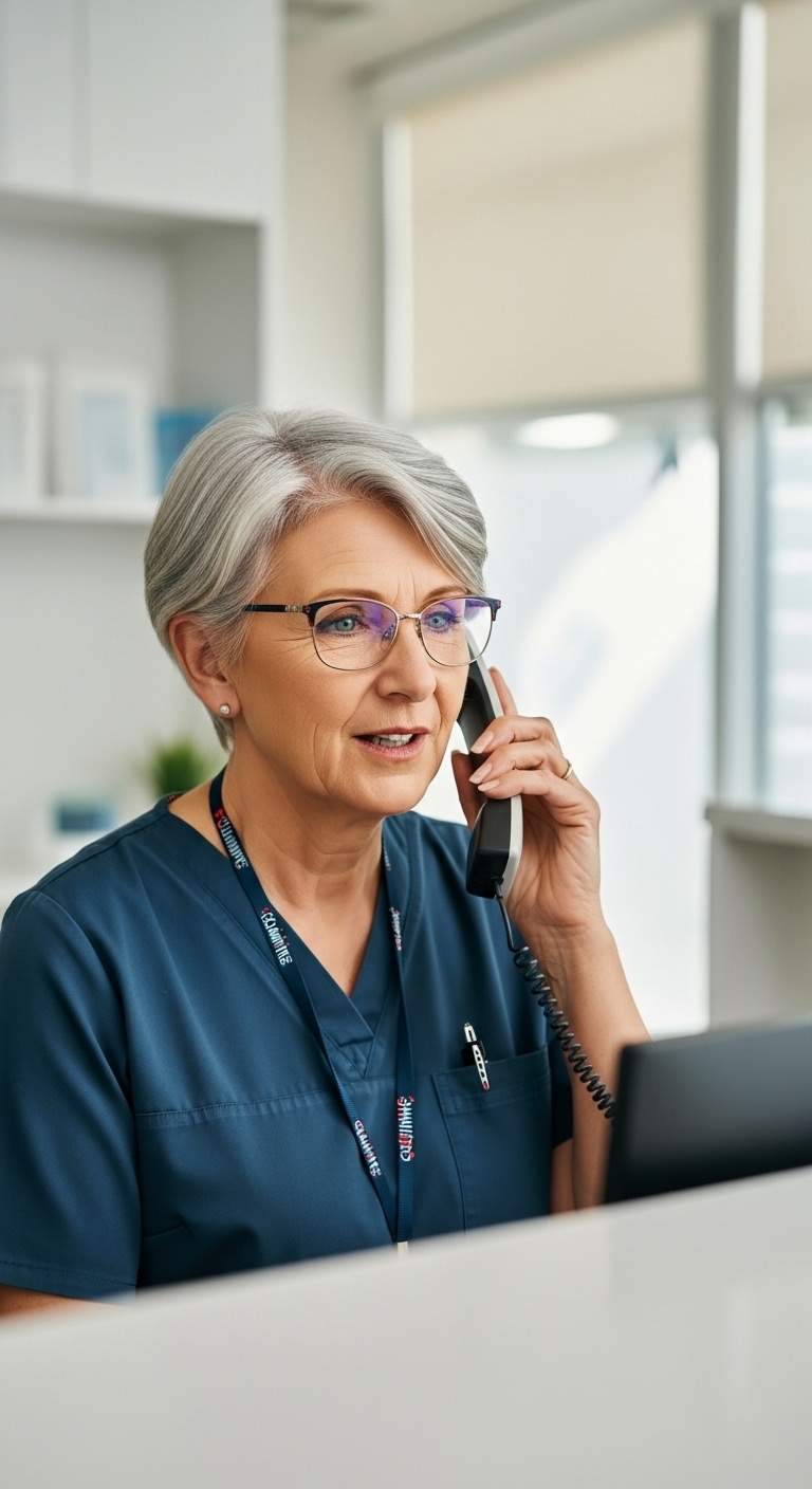 Martha, the medical receptionist